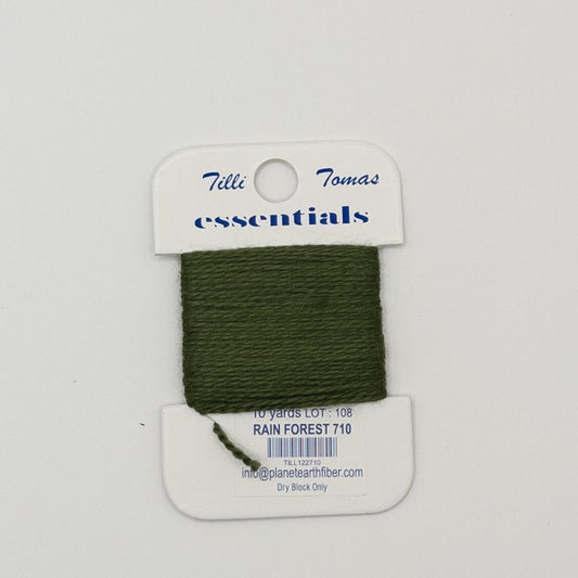 Tilli Tomas Essentials 710 Rain Forest - Summertide Stitchery - Planet Earth Fibers