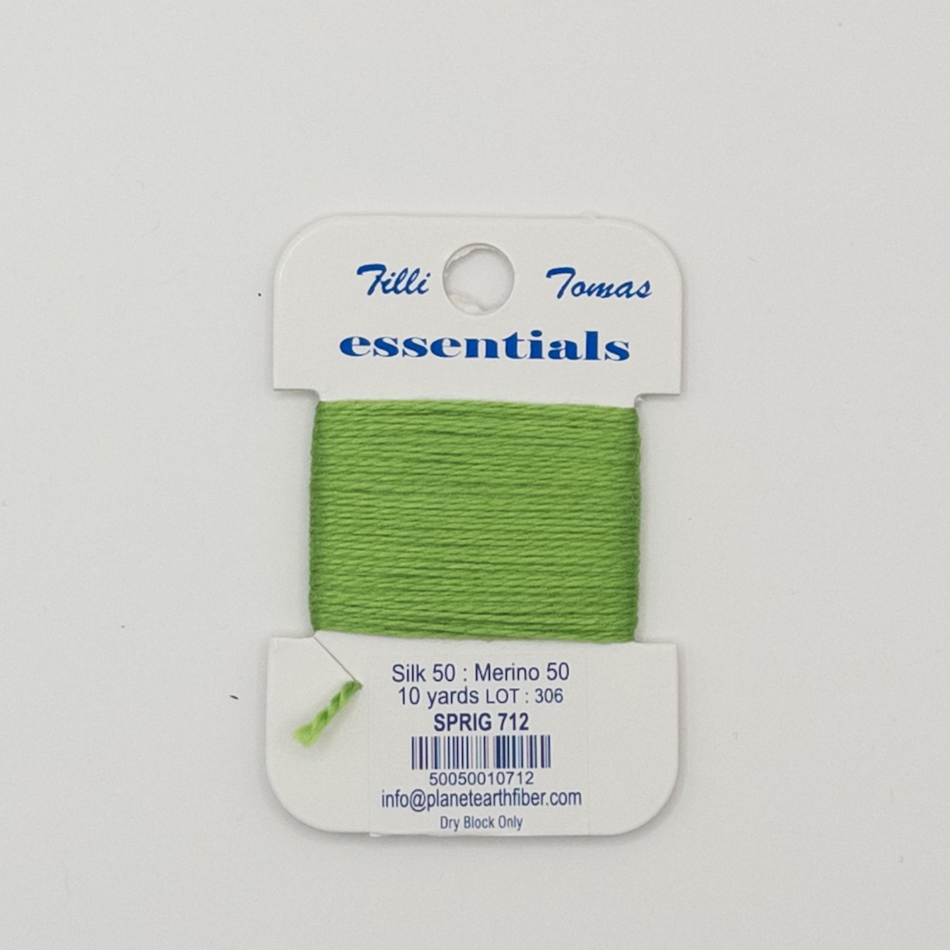 Tilli Tomas Essentials 712 Sprig - Summertide Stitchery - Planet Earth Fibers