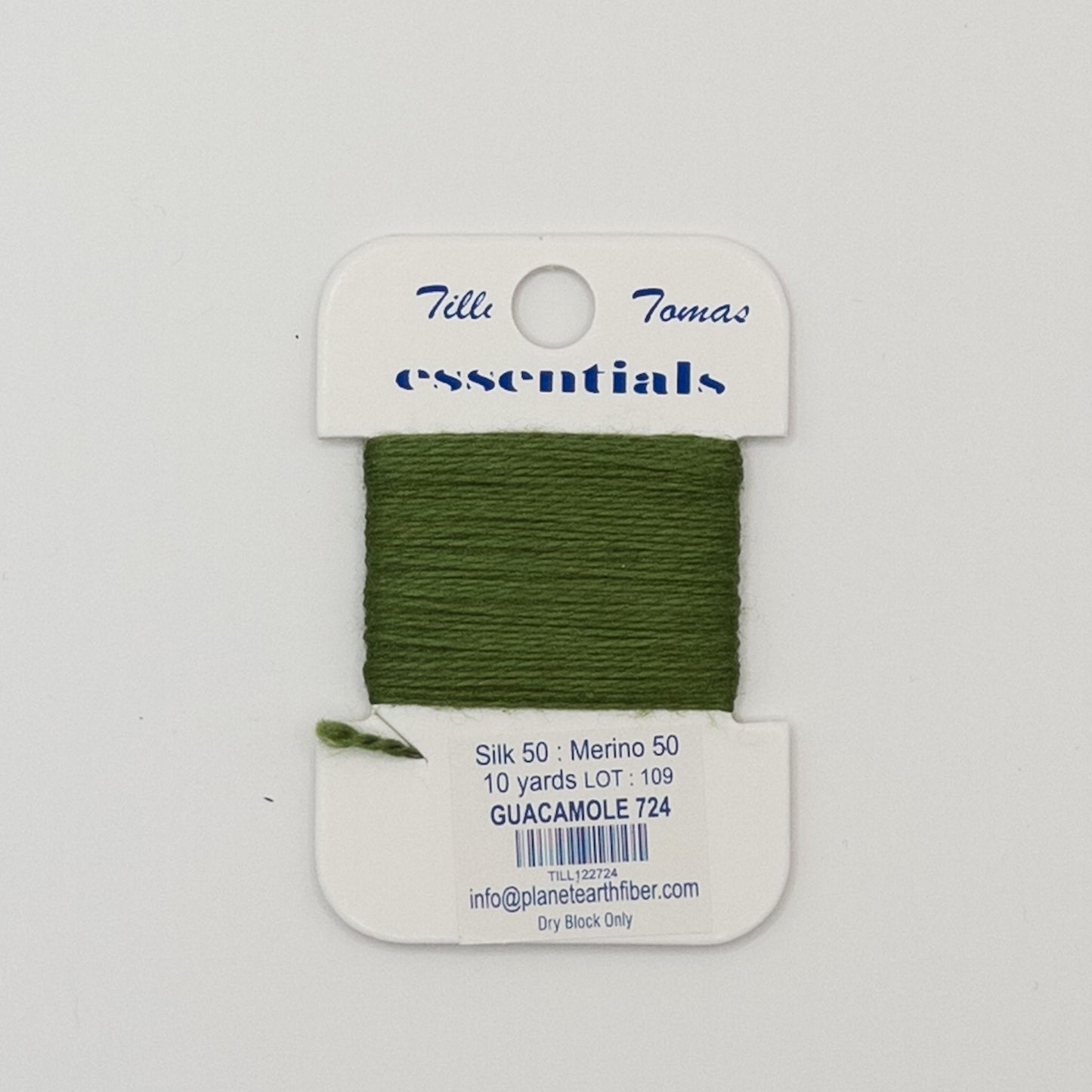 Tilli Tomas Essentials 724 Guacamole - Summertide Stitchery - Planet Earth Fibers