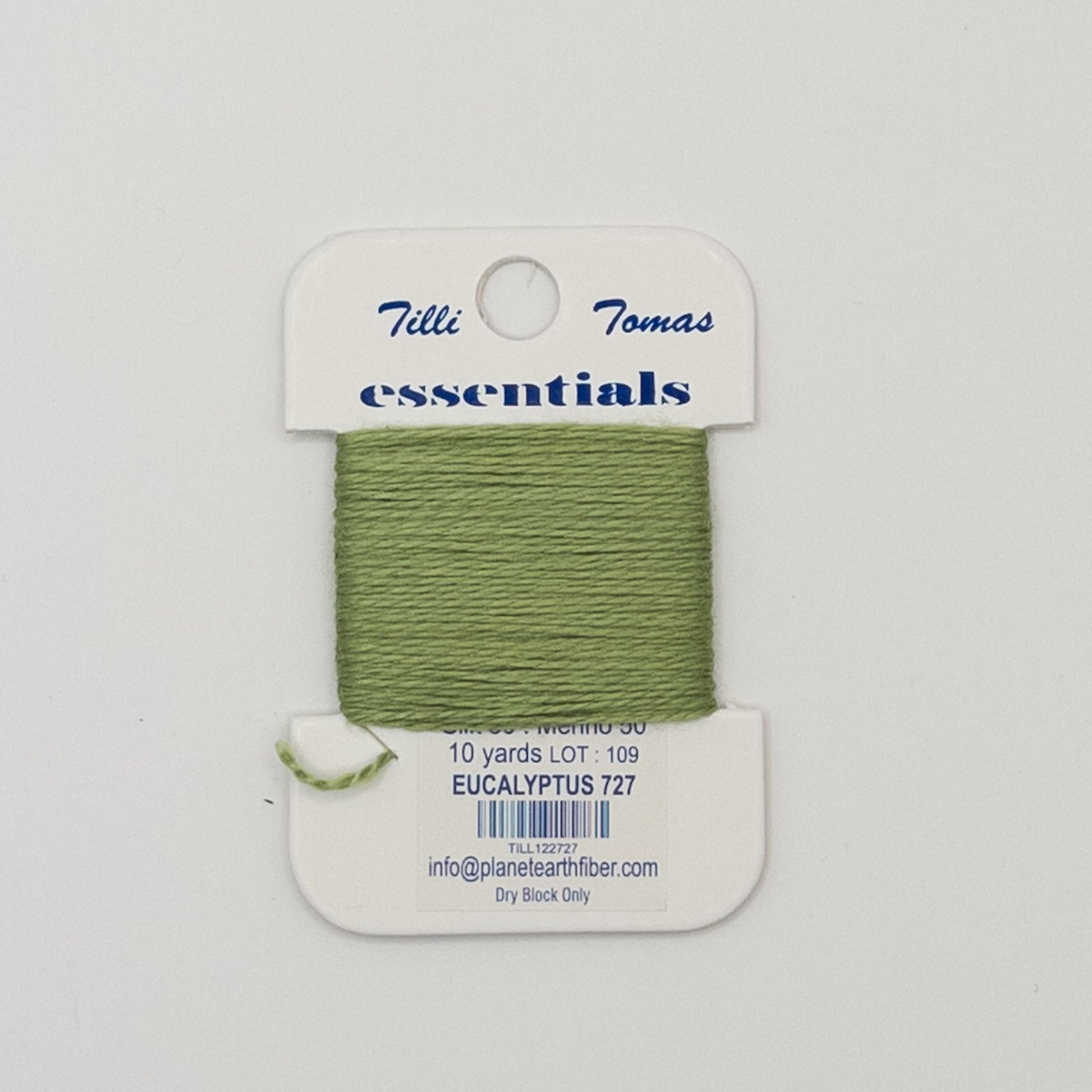 Tilli Tomas Essentials 727 Eucalyptus - Summertide Stitchery - Planet Earth Fibers