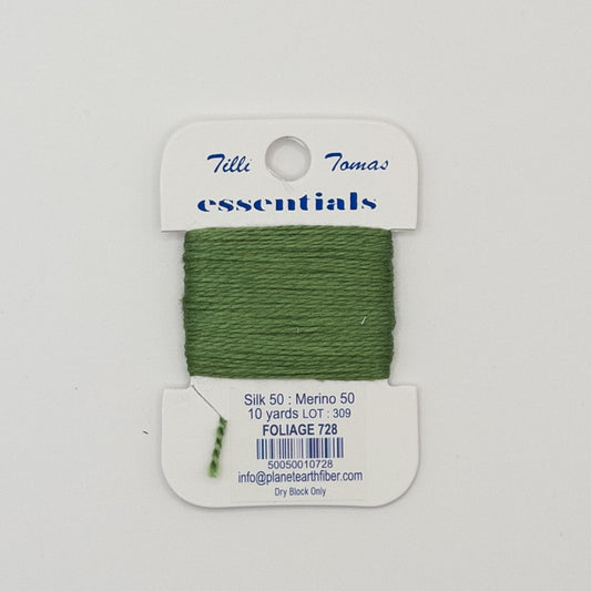 Tilli Tomas Essentials 728 Foliage - Summertide Stitchery