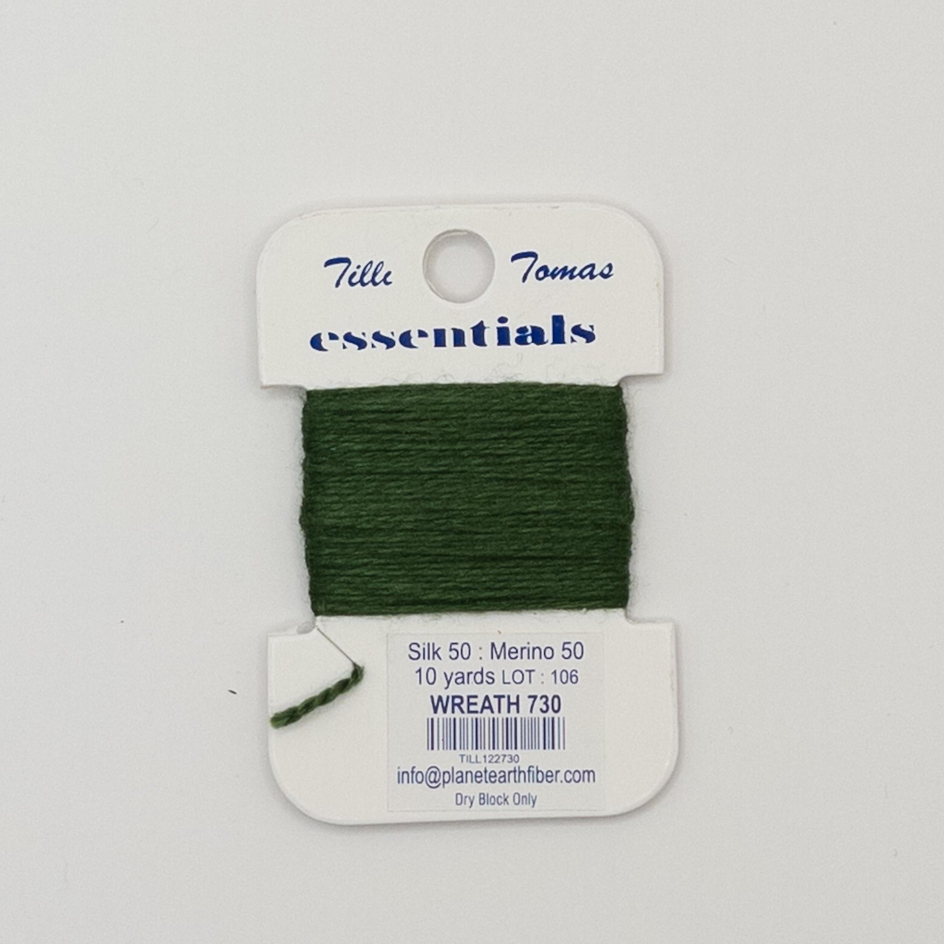 Tilli Tomas Essentials 730 Wreath - Summertide Stitchery - Planet Earth Fibers