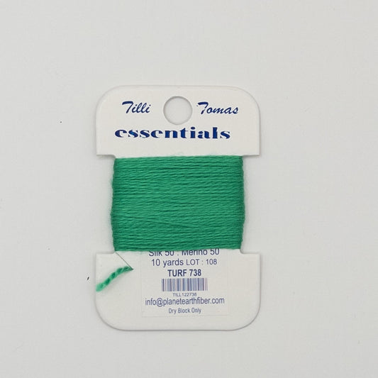 Tilli Tomas Essentials 738 Turf - Summertide Stitchery - Planet Earth Fibers