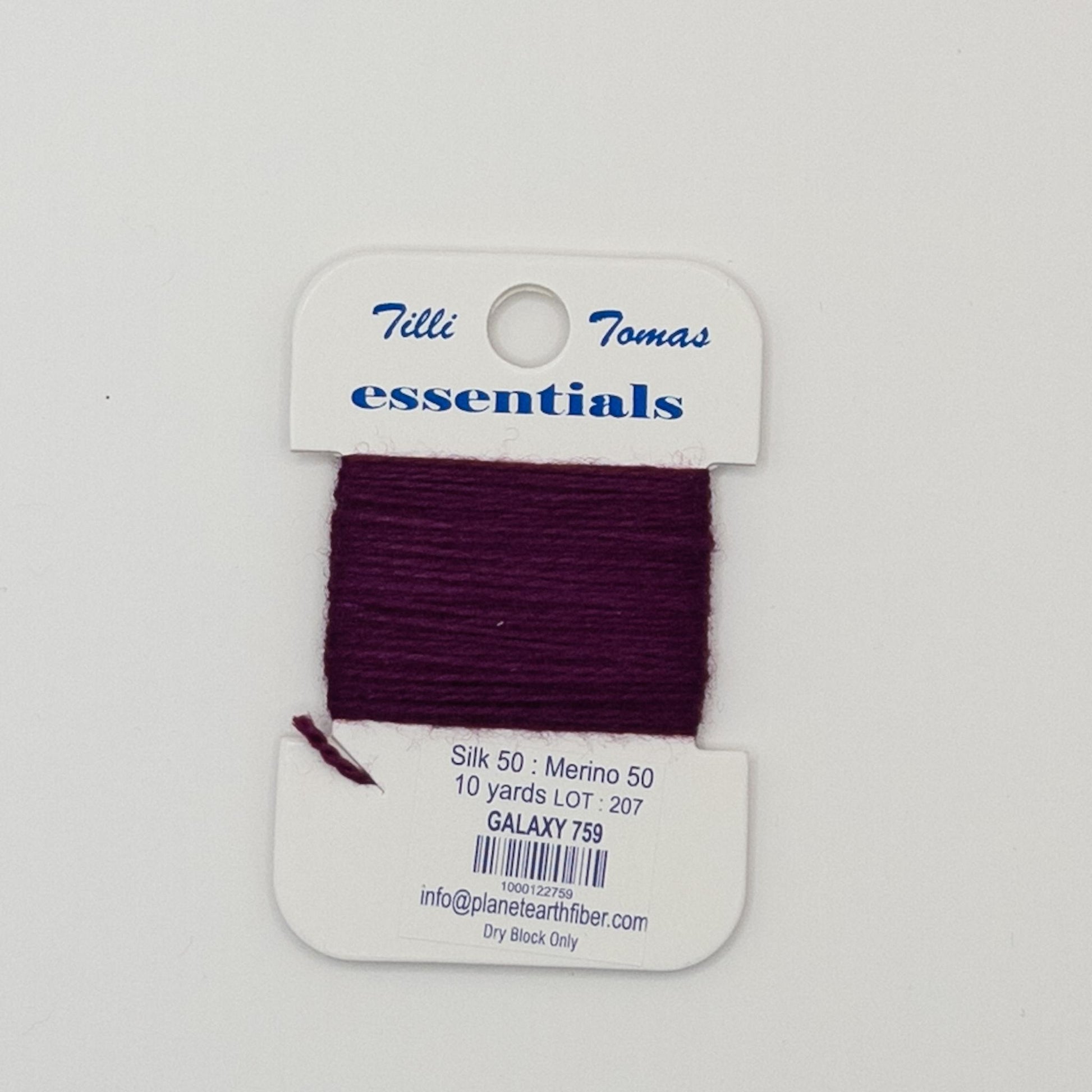 Tilli Tomas Essentials 759 Galaxy - Summertide Stitchery - Planet Earth Fibers