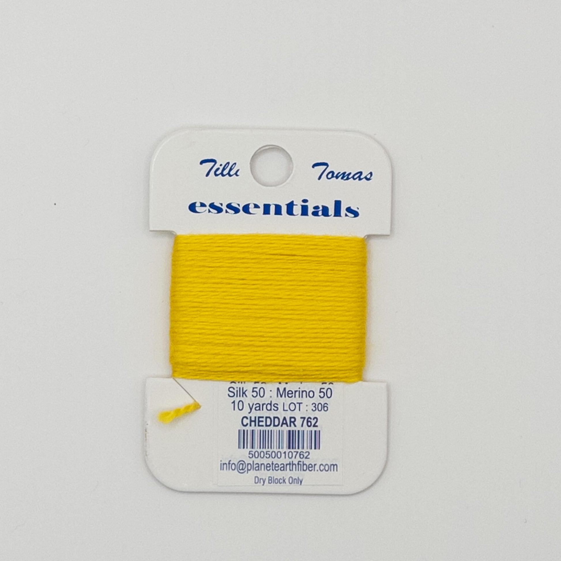 Tilli Tomas Essentials 762 Cheddar - Summertide Stitchery - Planet Earth Fibers