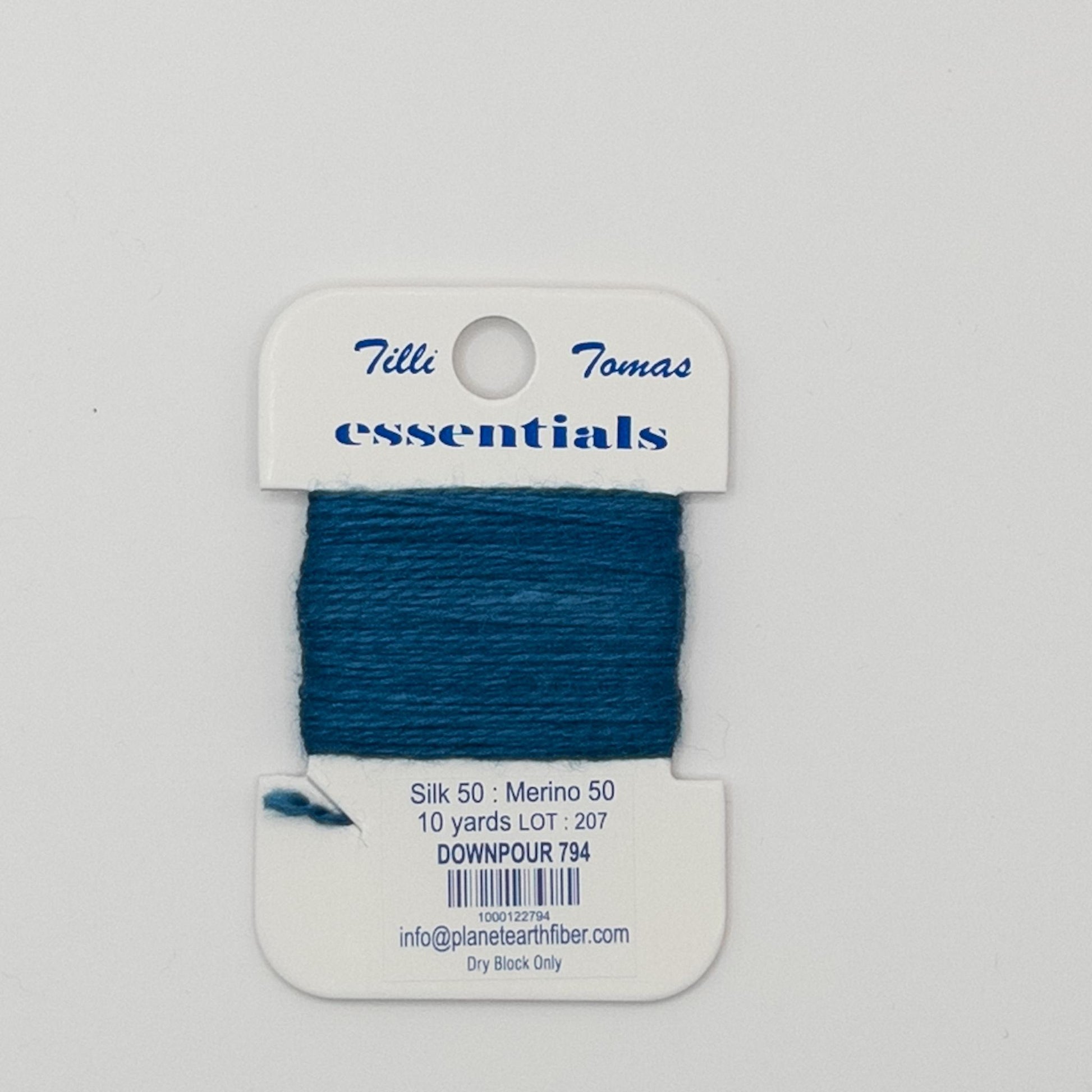 Tilli Tomas Essentials 794 Downpour - Summertide Stitchery - Planet Earth Fibers