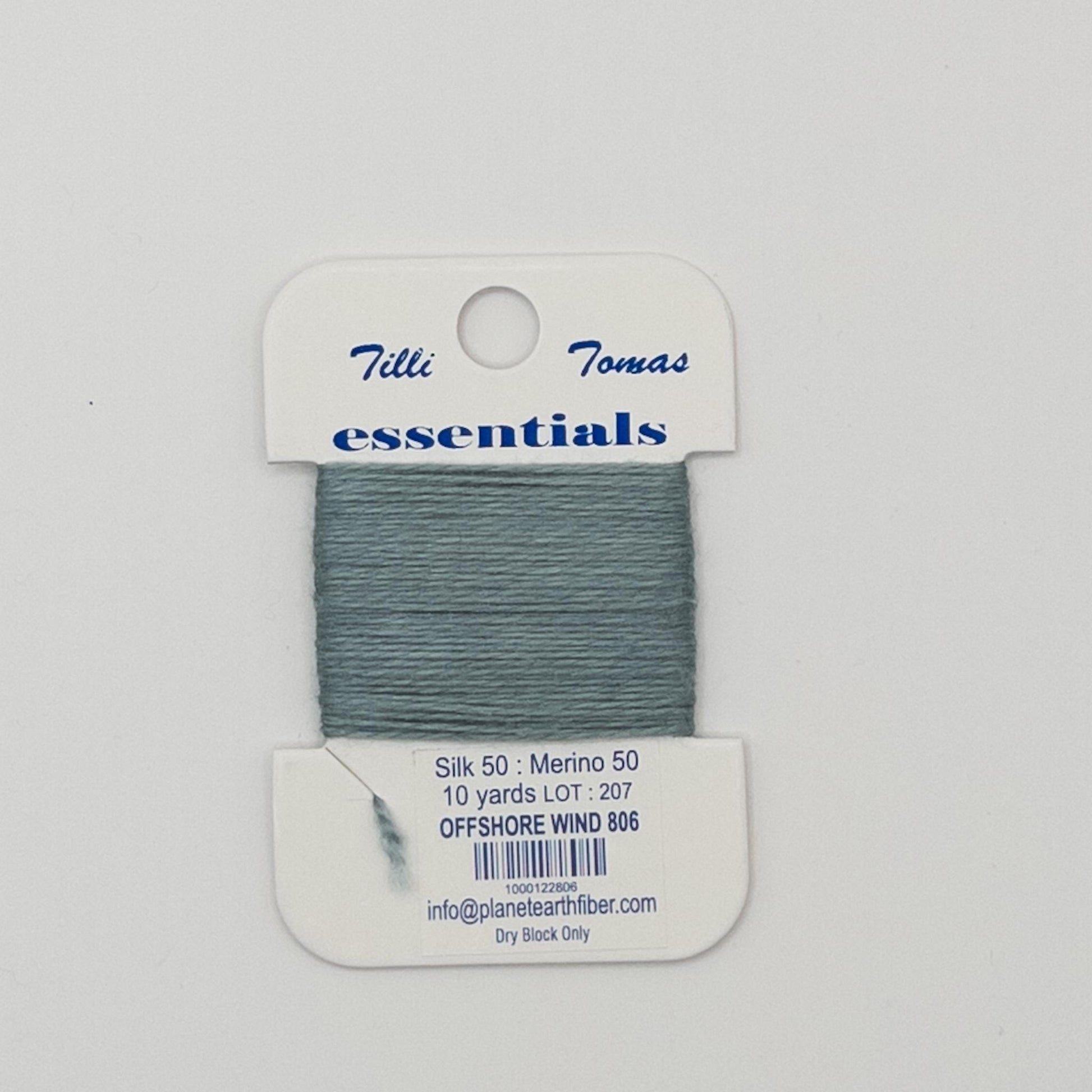 Tilli Tomas Essentials 806 Offshore Wind - Summertide Stitchery - Planet Earth Fibers