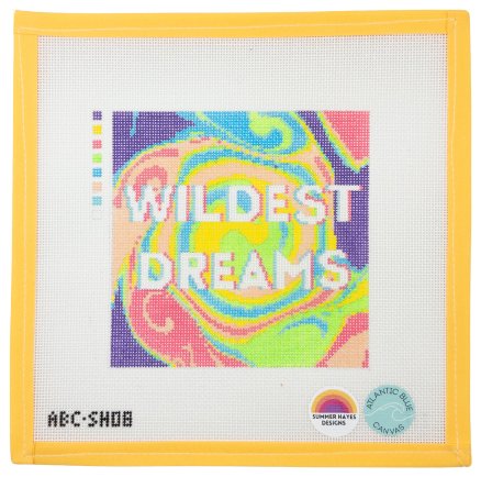 Wildest Dreams - Summertide Stitchery - Atlantic Blue Canvas