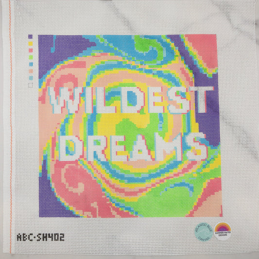 Wildest Dreams - Large - Summertide Stitchery - Atlantic Blue Canvas