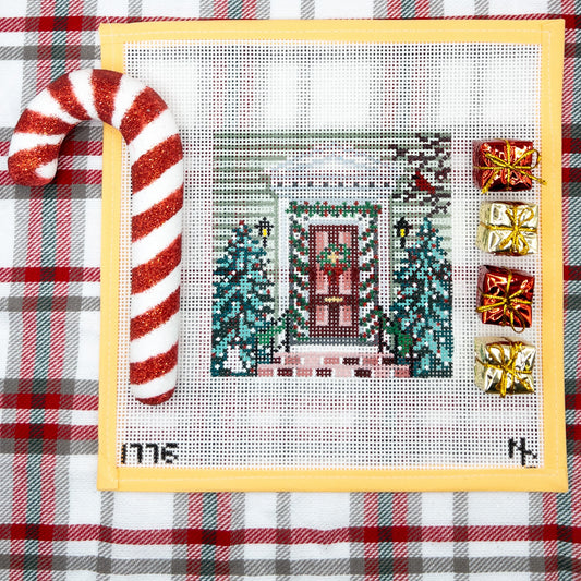 Winter Door Ornament - Summertide Stitchery - Needle Crossings